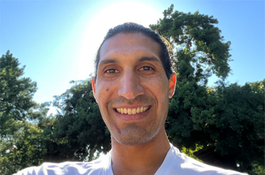 Portrait of Gilbert Avila outdoors